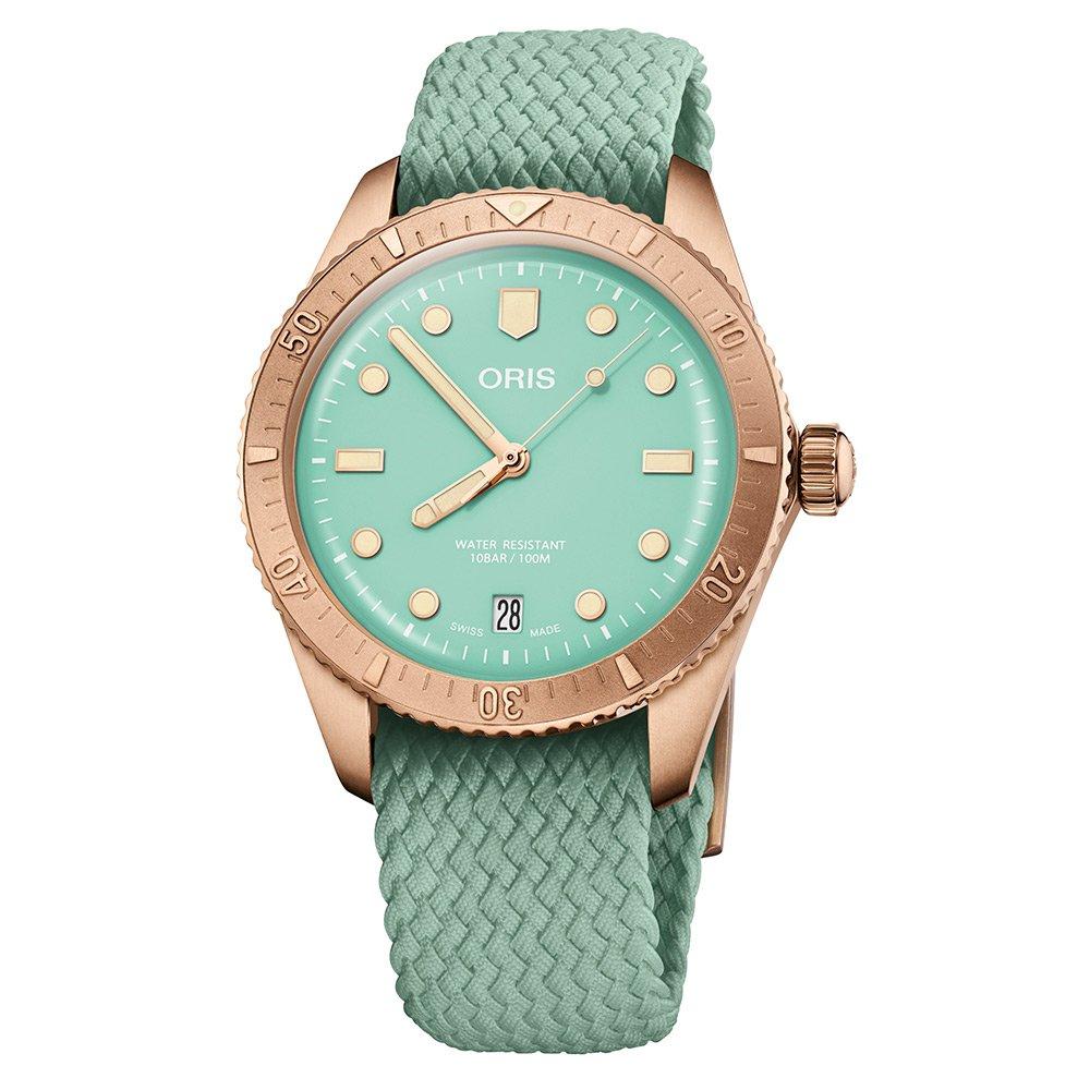 Divers Sixty Five Cotton Candy Bronze Green Automatic Watch